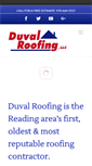 Mobile Screenshot of duvalroofing.com